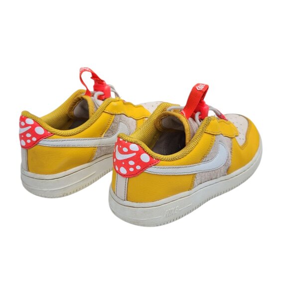 Nike Air Force 1 Toggle SE Mushroom DQ0365-700 Yellow White Size 3Y - Picture 6 of 9